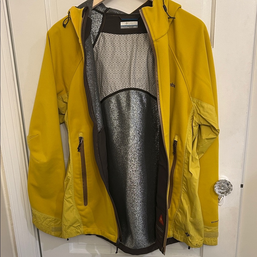 🛍 2/$18 Columbia Men's Golden Hooded Ski Shell Jacket - Picture 10 of 10